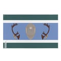 Miniatyrbild 1 av 3: Flagga för det inuite folket i Québec och Labrador – 90 x 150 cm – Polyester – Metallöglor – Hållbar