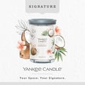 Miniatyrbillede 2 af 2: Duftlys - YANKEE CANDLE - Kokosstrand - Sojavoks - Dobbelt væge - Elegant glas