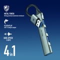 Miniatyrbild 4 av 6: NGS IHUB 4 MICRO : USB-hubb 4 portar (1 USB 3.2 Gen1 + 3 USB 2.0), överföring 5Gbps, kompakt, aluminium