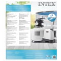 Miniatyrbild 2 av 2: Sandfilter - INTEX - 26648 - 10500 lt/hr - Fristående pool - Rent och hälsosamt vatten