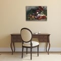 Miniatyrbild 4 av 4: Legendarte - Målning, Tryck på duk - Blomsterkast - Eugène Boudin cm. 60x80