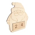 Miniatyrbild 1 av 2: MégaCréa DIY - Adventskalender Jultomte i trä 11 x 13 x 3,3 cm