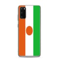 Miniatyrbild 1 av 2: Mobilskal – Niger Flagga – Kompatibel med Samsung Galaxy S24 Ultra – Mjuk Fodral – Stötsäker och Slagtålig – Pixelforma