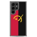 Miniatyrbild 1 av 2: Mobilskal – Angolas flagga – Kompatibel med Samsung Galaxy S23 – Mjuk plånbok – Motståndskraftig och stötabsorberande – Pixelforma