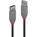 Miniatyrbild 1 av 2: LINDY USB 2.0 typ A / A-kabel - Anthra Line - 1m