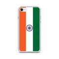 Miniatyrbild 1 av 2: Mobilskal - PIXELFORMA - Indiens flagga - Kompatibel med iPhone 8 - Flexibelt - Stötsäkert - Silikon