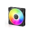 Miniatyrbild 2 av 2: Chassi-fläkt 140 mm - Omvänd luftflöde - PWM 400-2650 rpm - 5V Digital RGB - Hög statisk tryck