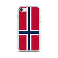 Miniatyrbild 1 av 2: Mobilskal - PIXELFORMA - iPhone 6 Plus - Flagga Svalbard och Jan Mayen - Flexibel - Transparent