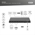 Miniatyrbild 2 av 4: HDMI-switch - DIGITUS - DS-55345 - 4x2 - UHD 4K30 Hz - Multi Viewer - Svart Metall