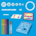 Miniatyrbild 3 av 5: Spirograph Design ritsats - WORLDBRANDS - 30 delar - 19,5 x 5 x 12,5 cm