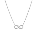 Miniatyrbild 1 av 2: Collier - IGEN JUVELER - AJNA0032 - Silversterling - Oändlighetspärla - Kubiska zirkoner