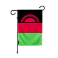 Miniatyrbild 1 av 3: Malawi Trädgårdsflagga – 32 x 47,5 cm – Hållbar Polyester – Horisontellt Format – Utomhus – Pixelforma