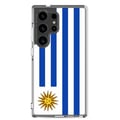 Miniatyrbild 1 av 2: Mobilskal – Uruguayflagga – Kompatibel med Samsung Galaxy S24 – Mjuk fodral – Slitstark och stötsäker – Pixelforma