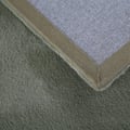 Miniatyrbild 4 av 4: Matta - AYYILDIZ - 200x200 cm - Grön - Shaggy 20 mm - Baksida i bomull