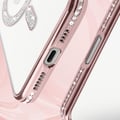 Miniatyrbild 2 av 6: Coque - Diamant - iPhone 16 Pro - MagSafe-skydd - Strass-kontur - Elegant