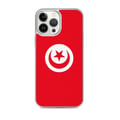 Miniatyrbild 1 av 2: Telefonfodral – Tunisien flagga – Kompatibel med iPhone 13 Pro Max – Mjuk fodral – Slitstark och stötsäker - Silikon - Pixelforma