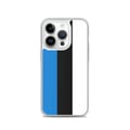 Miniatyrbild 1 av 2: Mobilskal – Estlands flagga – Kompatibel med iPhone 14 Pro – Mjukt fodral – Stötsäkert och slitstarkt - Silikon - Pixelforma