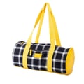 Miniatyrbild 2 av 2: SAC TRICOT TARTAN 45X22CM SVART/GUL 98841