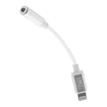 Miniatyrbild 1 av 2: Lightning-adapter - T NB - 3.5mm kvinnlig jack - Vit - Lyssna på musik - Samtal
