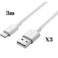 Miniatyrbild 1 av 2: USB-C-kabel 3 meter för Samsung Galaxy TAB S7 - TAB S7 PLUS [LOT 3] Phonillico®