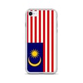 Miniatyrbild 1 av 2: Telefonfodral – Malaysias flagga – Kompatibel med iPhone 6S – Mjuk fodral – Slitstark och stötabsorberande - Silikon - Pixelforma