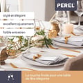 Miniatyrbild 4 av 4: Bordduk - PEREL - Rektangulär - Utsträckbar - 180 cm - Maskintvättbar