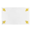 Miniatyrbild 1 av 3: Vit flagga av Kungariket Frankrike – 160 x 240 cm – Polyester – Järnöglor – Hållbar