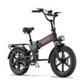 Miniatyrbild 2 av 5: Elcykel URLIFE T5 för vuxna, motor 1500 W, breda däck 20 tum, batteri 48 V 13 Ah, terräng.