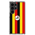 Miniatyrbild 1 av 2: Mobilskal – Ugandas flagga – Kompatibel med Samsung Galaxy S24 – Mjuk ficka – Slitstark och stötresistent – Pixelforma