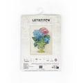 Miniatyrbild 2 av 2: Letistitch broderikit Hortensia blommor