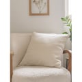 Miniatyrbild 1 av 2: Avtagbar kudde med piping 50 x 50 cm Polyester chenille "Osiris" Le fil d'Ariane