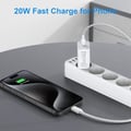 Miniatyrbillede 4 af 6: Strømadapter - SQUARE DIFFUSION - 20W - Hurtig opladning - 2M kabel - Overophedningsbeskyttelse