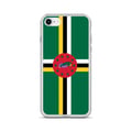 Miniatyrbild 1 av 2: Telefonfodral – Dominikas flagga – Kompatibel med iPhone 6S – Mjuk fodral – Slitstark och stöttålig – Silikon – Pixelforma