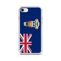 Miniatyrbild 1 av 2: Mobilfodral - PIXELFORMA - iPhone 7 - Flagga Caymanöarna - Transparent plast - TPU