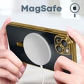 Miniatyrbild 3 av 4: Coque - Apple - iPhone 14 Plus - Silikon - Guld - Kompatibel med MagSafe