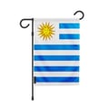 Miniatyrbild 1 av 3: Trädgårdsflagga från Uruguay – 32 x 47,5 cm – Hållbar Polyester – Horisontellt Format – Utomhus – Pixelforma