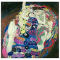 Miniatyrbild 1 av 4: Legendarte - Målning, Tryck på duk - Jungfrun Gustav Klimt cm. 50x50