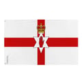 Miniatyrbild 1 av 4: Nordirlands flagga – 60 x 90 cm – Hållbar polyester – 2 metallöglor – Inomhus / Utomhus – Pixelforma