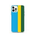 Miniatyrbild 1 av 2: Mobilskal – Rwandas flagga – Kompatibel med iPhone 12 Pro – Mjuk fodral – Slitstark och stöttålig - Silicone - Pixelforma