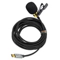 Miniatyrbild 2 av 2: USB-C kragsmikrofon - LINQ - Omnidirektionellt ljud - 3m - Svart - Kompakt design