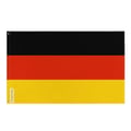 Miniatyrbild 1 av 3: Tyskland flagga – 64 x 96 cm – Hållbar Polyester – 2 Metallöglor – Inomhus / Utomhus – Pixelforma