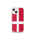 Miniatyrbild 1 av 2: Mobilskydd - PIXELFORMA - Danmarks flagga - Kompatibel med iPhone 13 mini - Mjuk - Stötsäker