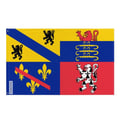 Miniatyrbild 1 av 3: Flagga Ain – 64 x 96 cm – Hållbar Polyester – 2 Metallöglor – Inomhus / Utomhus – Pixelforma