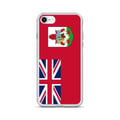 Miniatyrbild 1 av 2: Mobilskal – Bermuda Flagga – Kompatibel med iPhone 7 Plus – Mjuk Fodral – Slitstark och Stötsäker – Silikon – Pixelforma