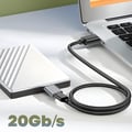 Miniatyrbild 3 av 5: USB-C till Micro B-adapter - Grå - Laddning och synkronisering - Hastighet 5 Gbit/s - Aluminiumlegering