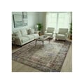 Miniatyrbild 1 av 5: Melis Home Matta kilim i chenille Beige 80 x 50 cm vintage med blekta mönster, Bomull, digitaltryck, tvättbar,