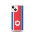 Miniatyrbild 1 av 2: Mobilskal - PIXELFORMA - iPhone 14 - Mjuk - Stötabsorberande - Nordkoreas flagga
