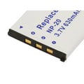 Miniatyrbild 2 av 3: Batteri Kamera Casio NP-20 Li-ion 3.7V 630mAh 2.3Wh Vit
