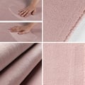 Miniatyrbild 3 av 4: Tapis - AYYILDIZ - Matta för Vardagsrum - Rosa - 200x200 cm - Antislip-baksida
