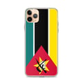 Miniatyrbild 1 av 2: Mobilskal - PIXELFORMA - iPhone 11 Pro Max - Mozambique flagga - Transparent plast - TPU